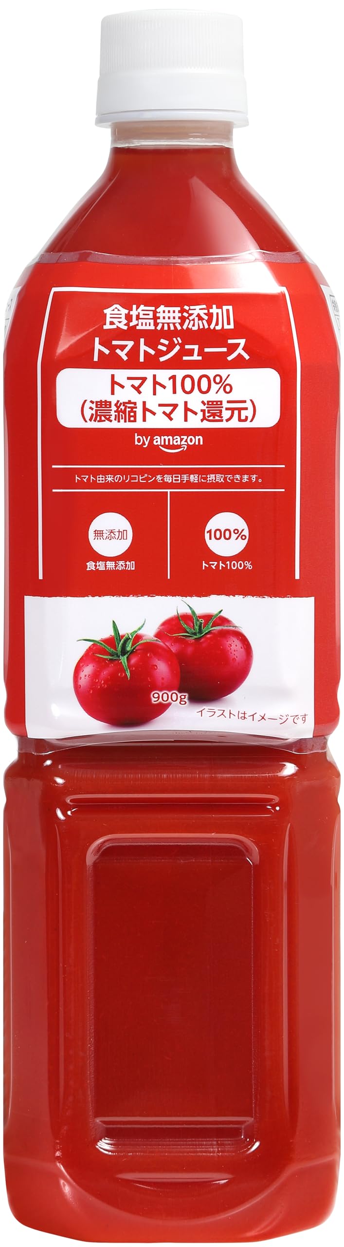 Amazon.co.jp: by Amazon トマトジュース 900g x 12本 食塩無添加